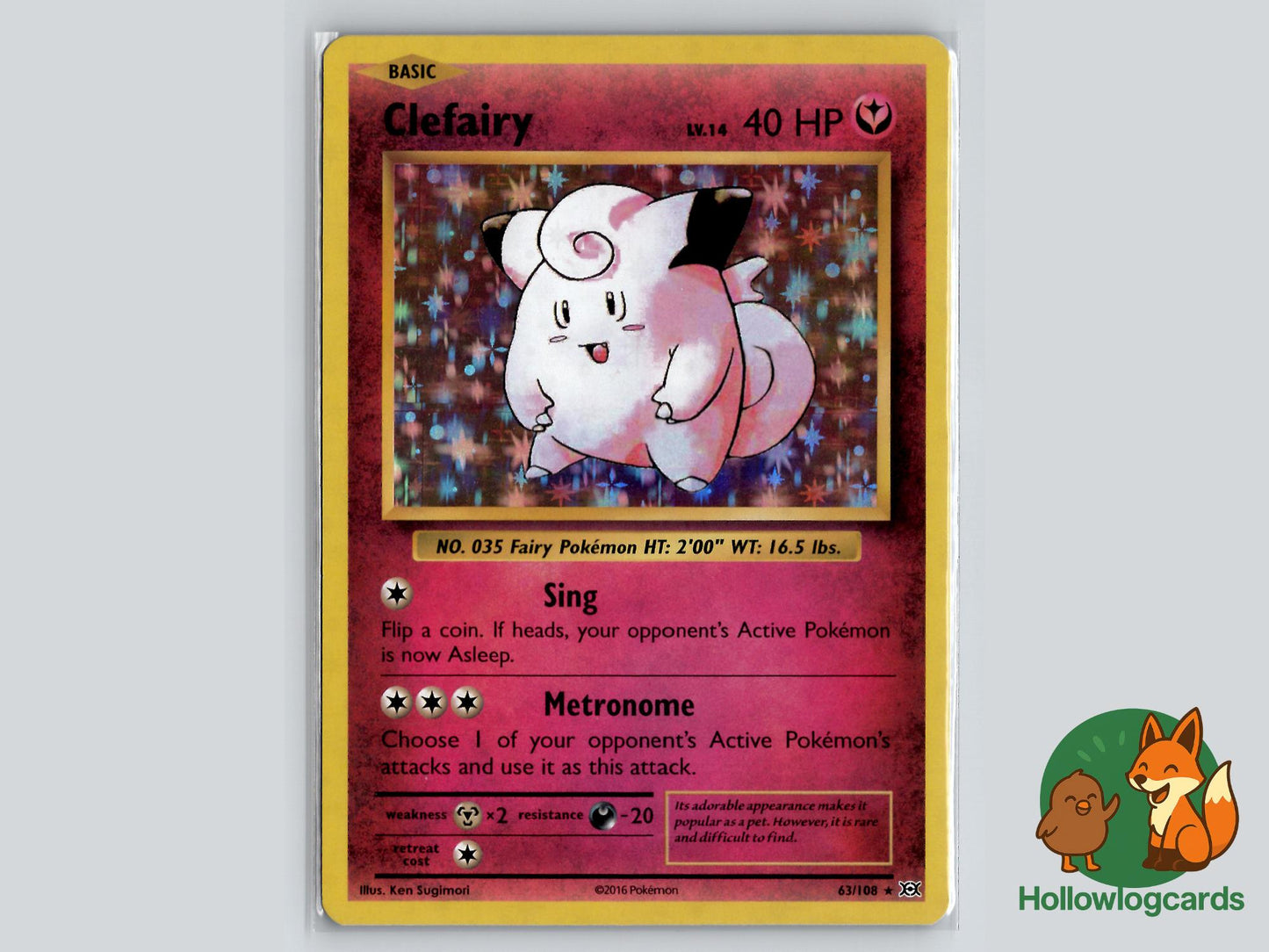 Clefairy (63/108) - Evolutions Pokémon Card