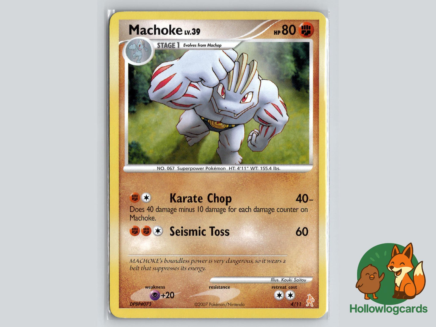 Machoke (4/11) - DP Trainer Kit: Manaphy & Lucario Pokémon Card