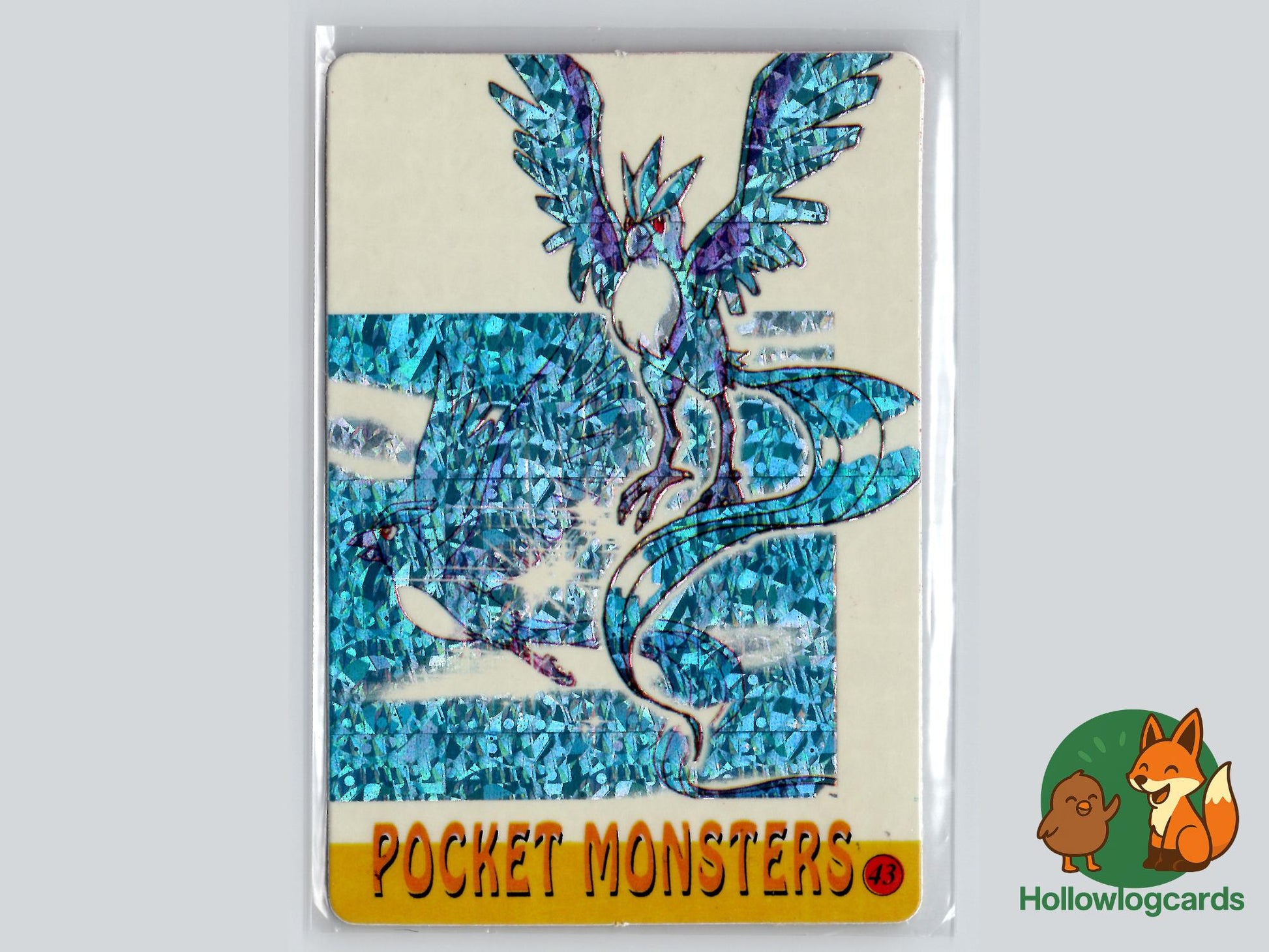 Articuno [Slowbro] - Vintage Japanese Vending  Bootleg - Sticker