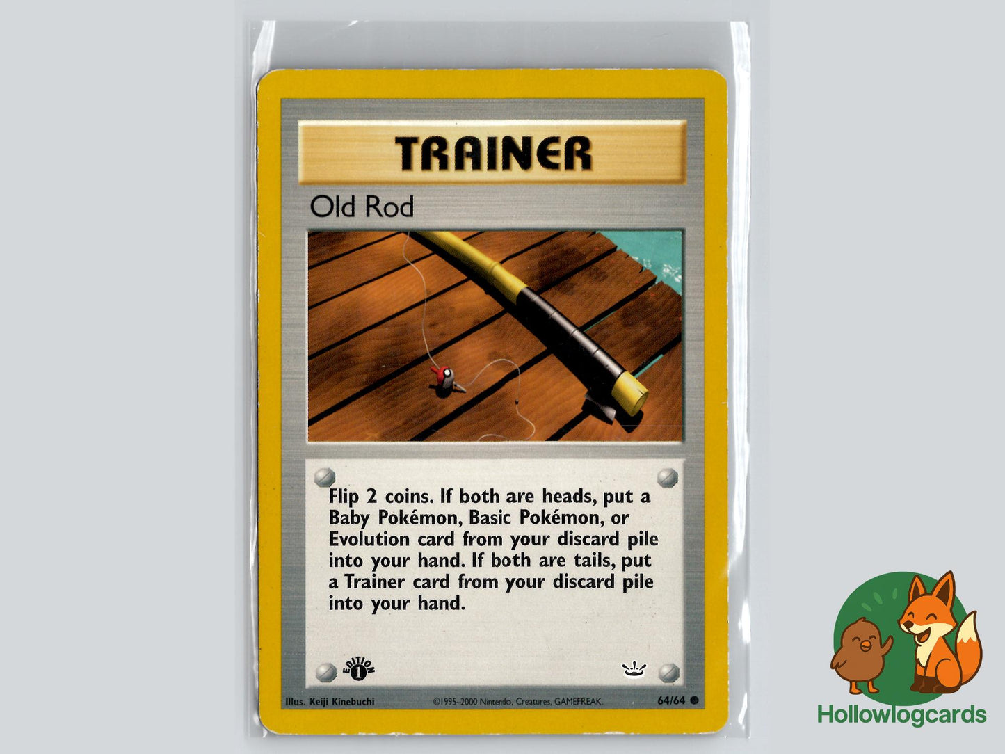 1st Edition Old Rod (64/64) - Neo Revelation Pokémon Card
