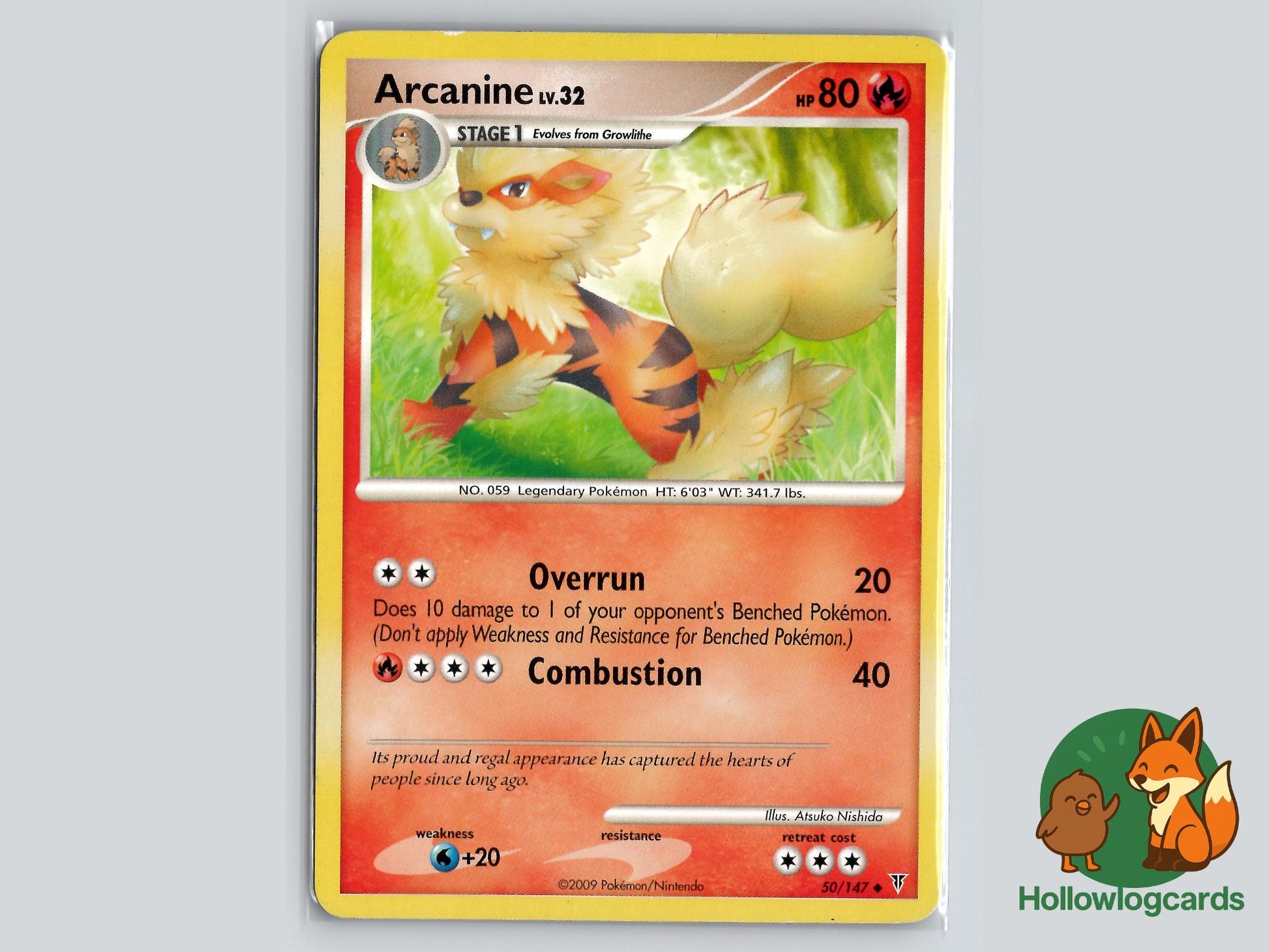 Arcanine (50/147) - Supreme Victors Pokémon Card
