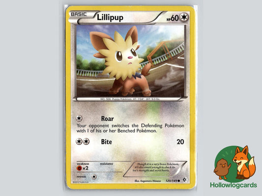 Lillipup (120/149) - Boundaries Crossed Pokémon Card