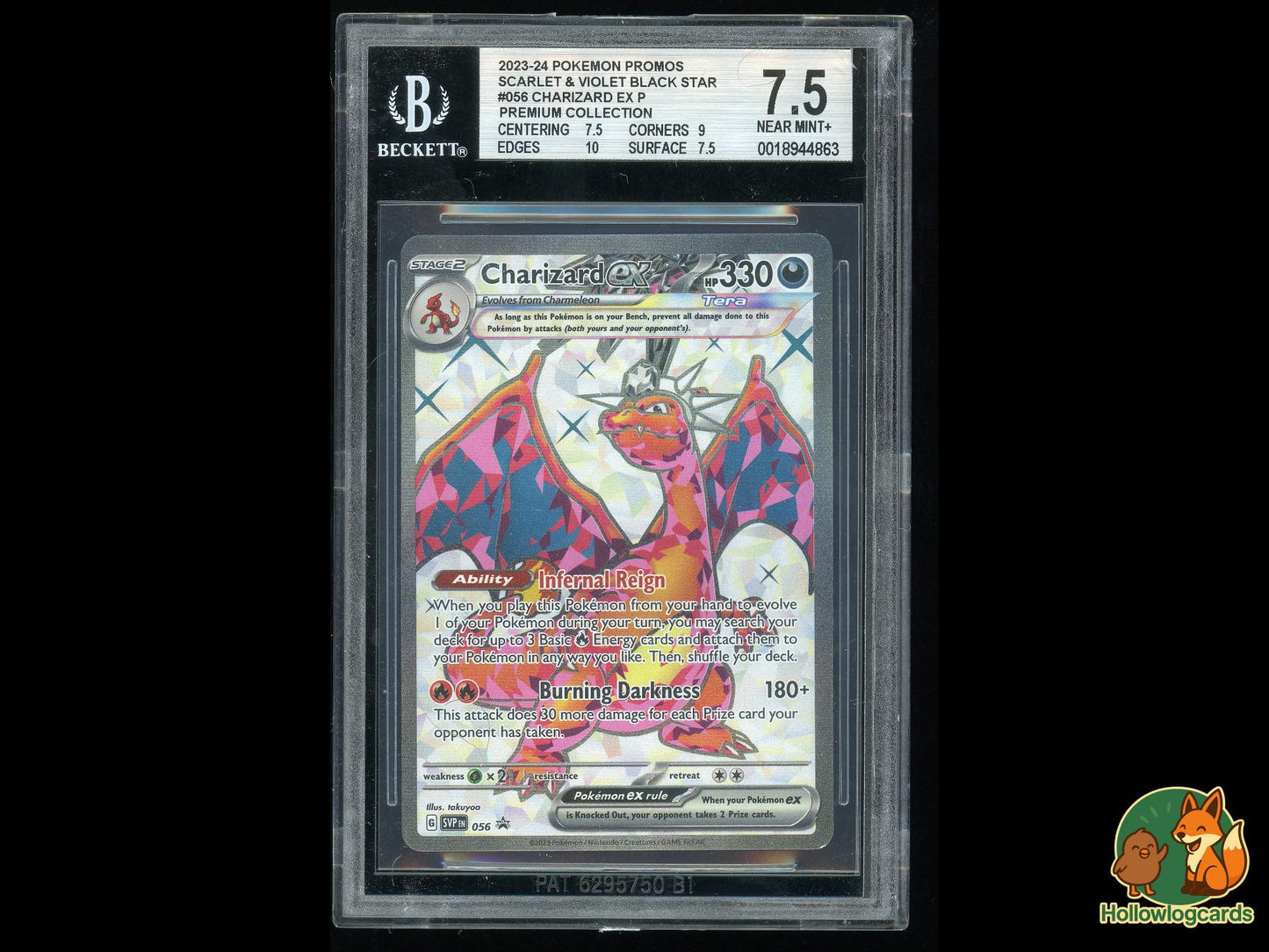 Graded Charizard (056) - Scarlet & Violet Pokémon Card