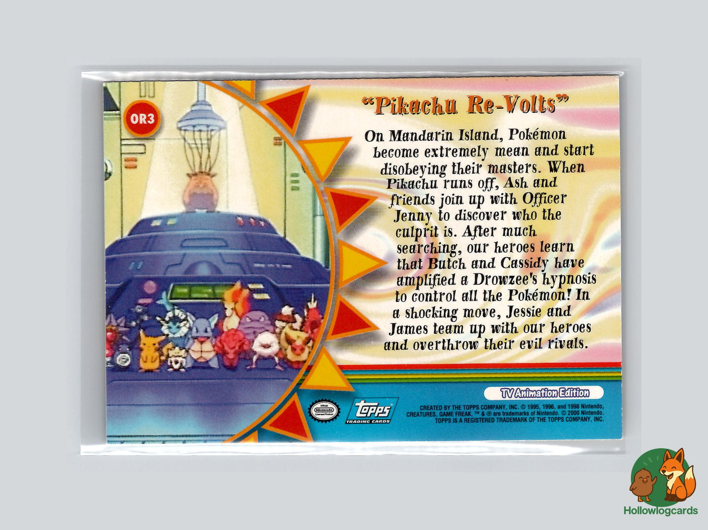 Pikachu Re-Volts (#167) - Topps Trading Cards Series 3