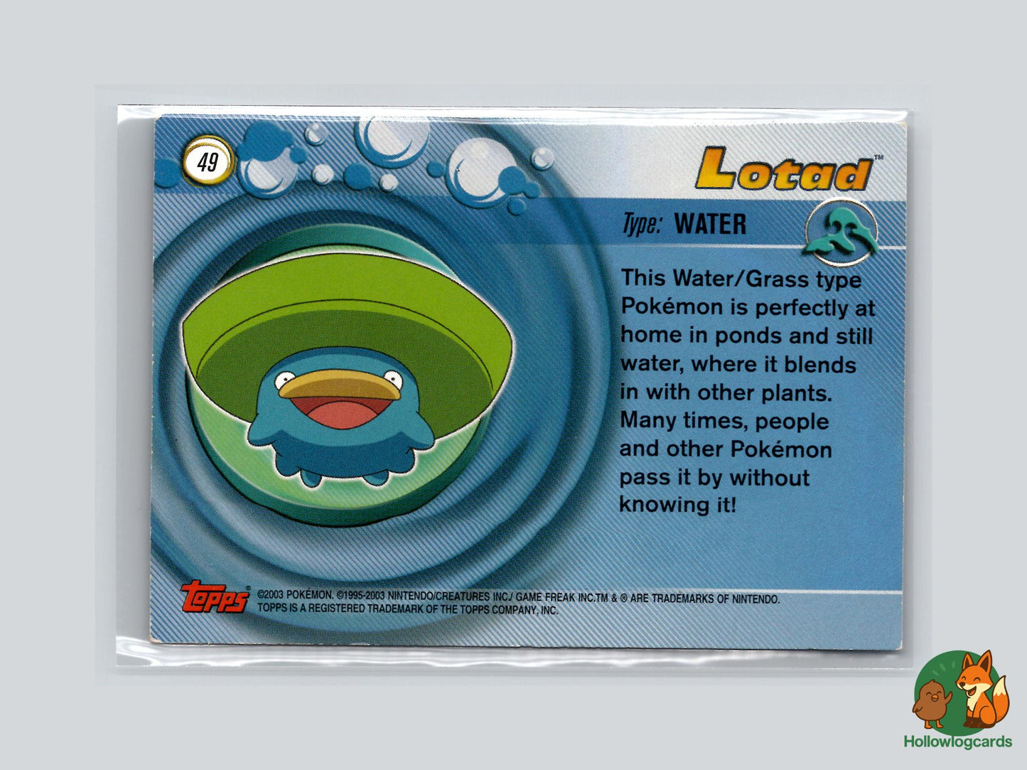 Lotad (#49) - Topps Advanced