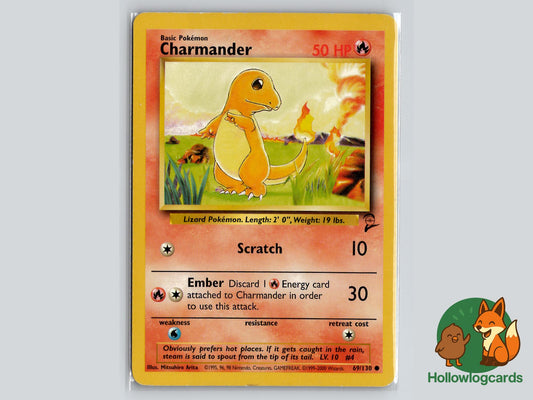 Charmander (69/130) - Base Set 2 Pokémon Card