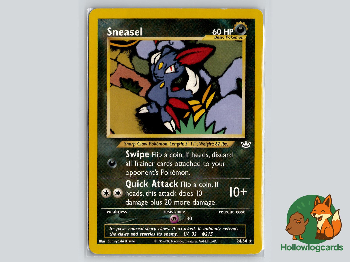 Sneasel (24/64) - Neo Revelation Pokémon Card