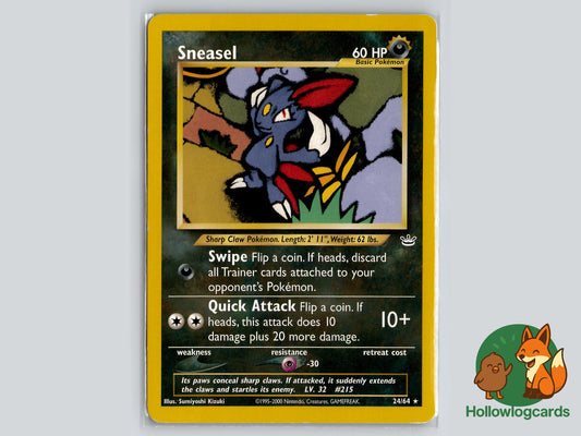 Sneasel (24/64) - Neo Revelation Pokémon Card