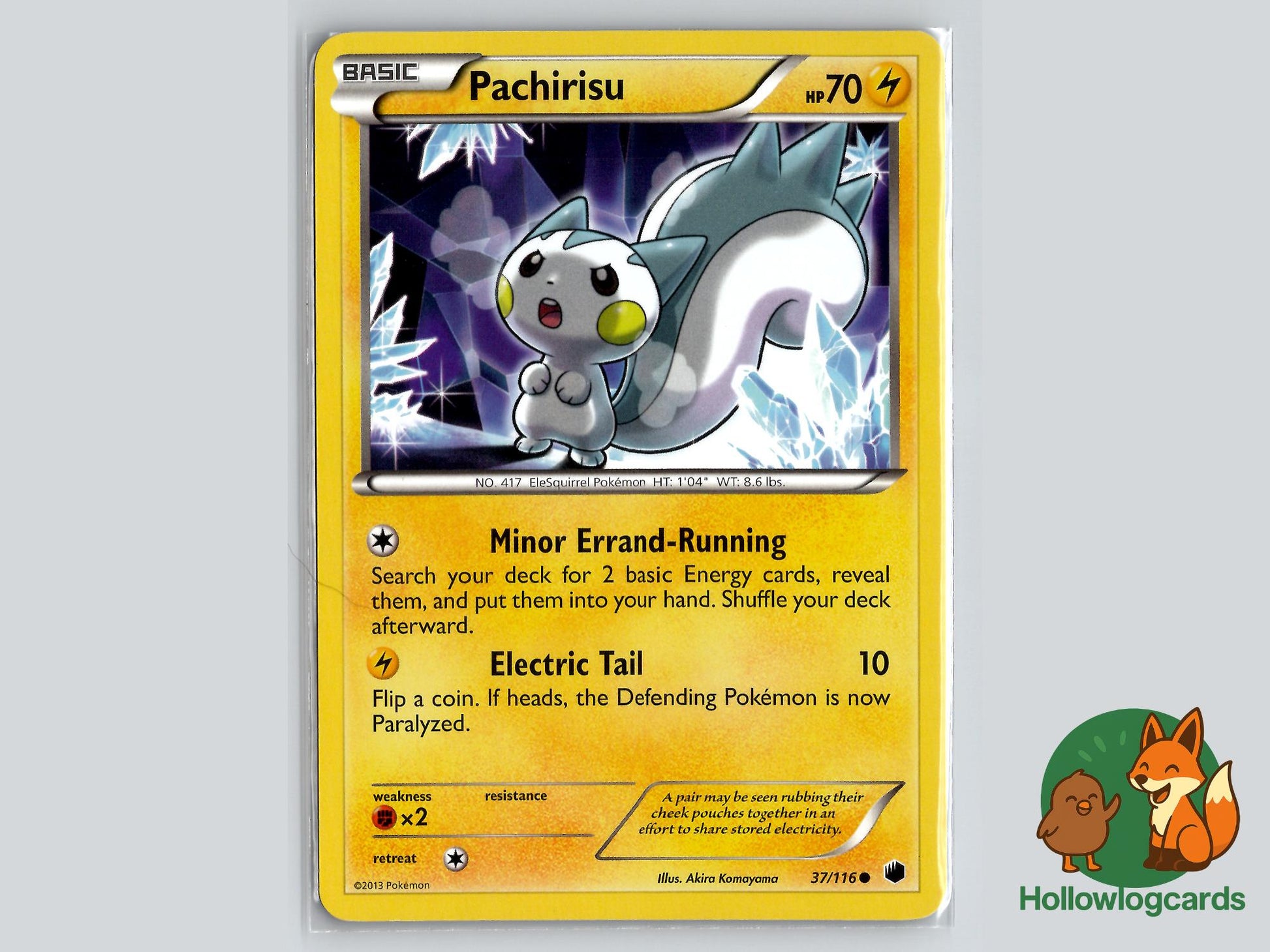 Pachirisu (37/116) - Plasma Freeze Pokémon Card