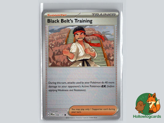 Black Belt's Training (098/131) - Prismatic Evolutions Pokémon Card
