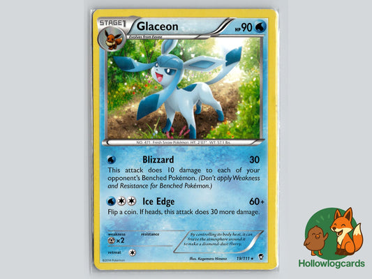 Glaceon (19/111) - Furious Fists Pokémon Card