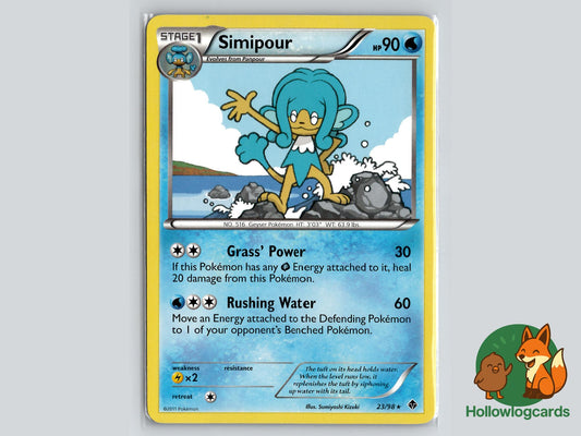Simipour (23/98) - Emerging Powers Pokémon Card