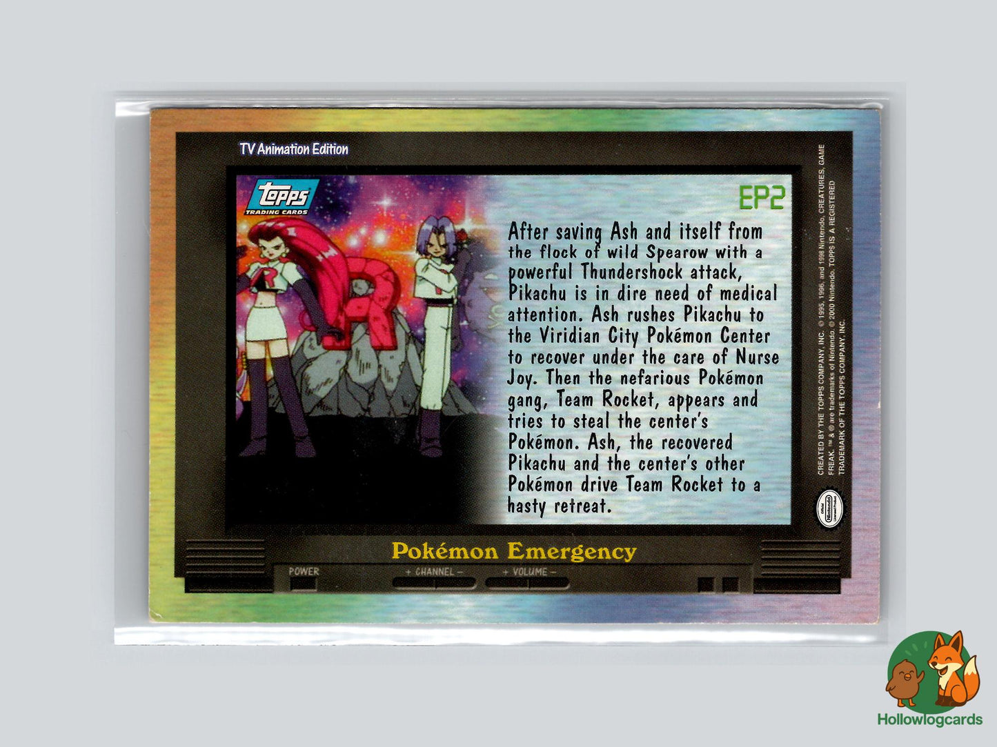 EP2 Pokémon Emergency (#124) - Topps Trading Cards Series 2