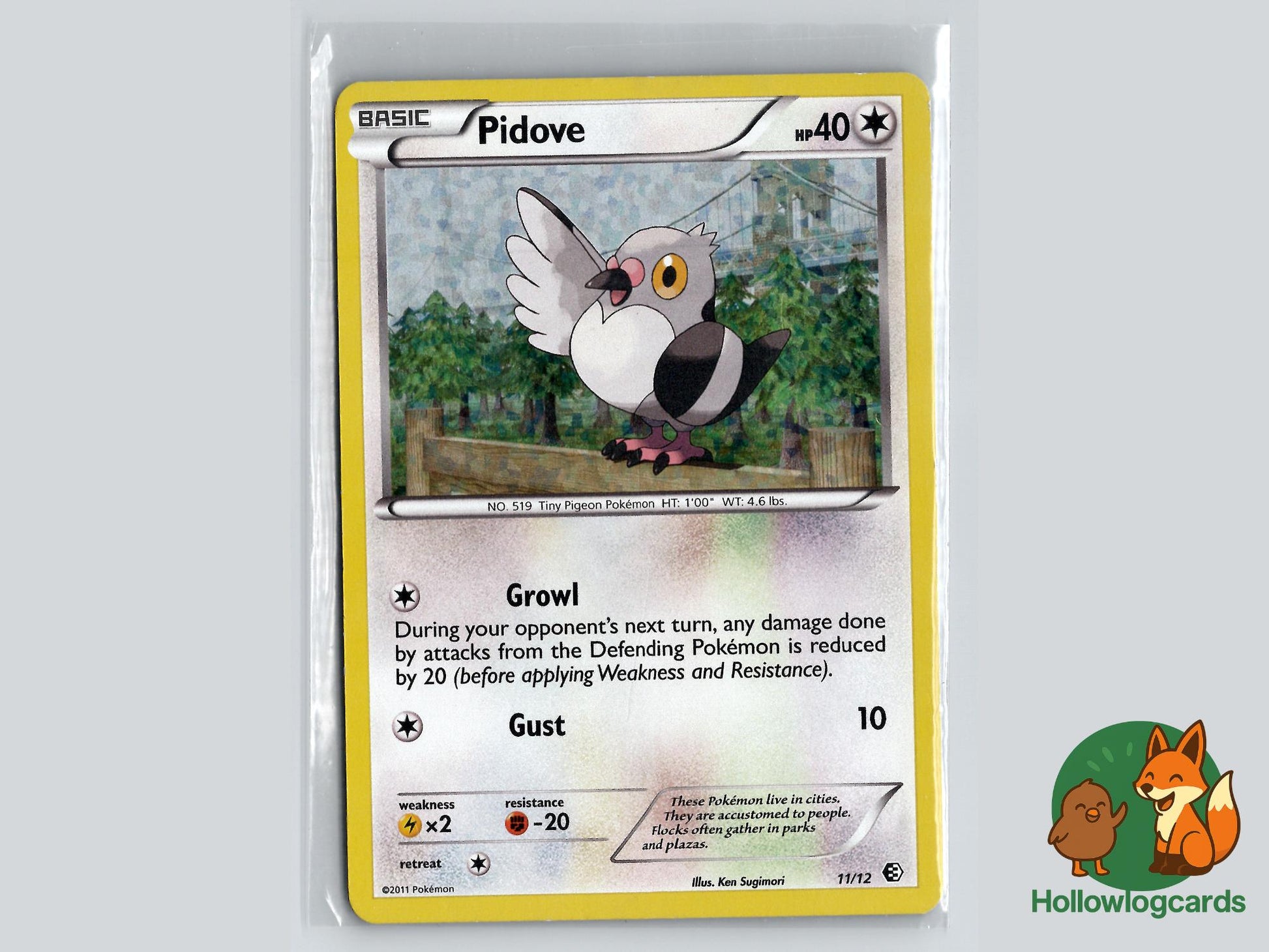 Pidove (011/012) - McDonald's Promos 2011 Pokémon Card