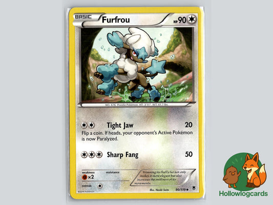Furfrou (90/119) - Phantom Forces Pokémon Card