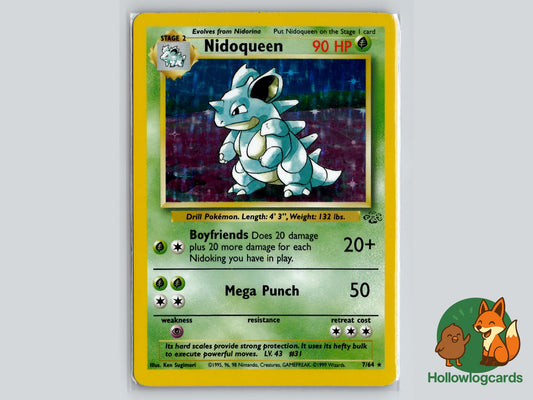 Nidoqueen (7/64) - Jungle Pokémon Card