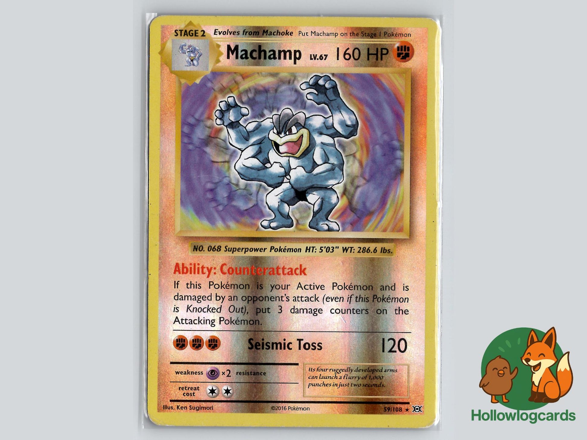 Machamp (59/108) - Evolutions Pokémon Card