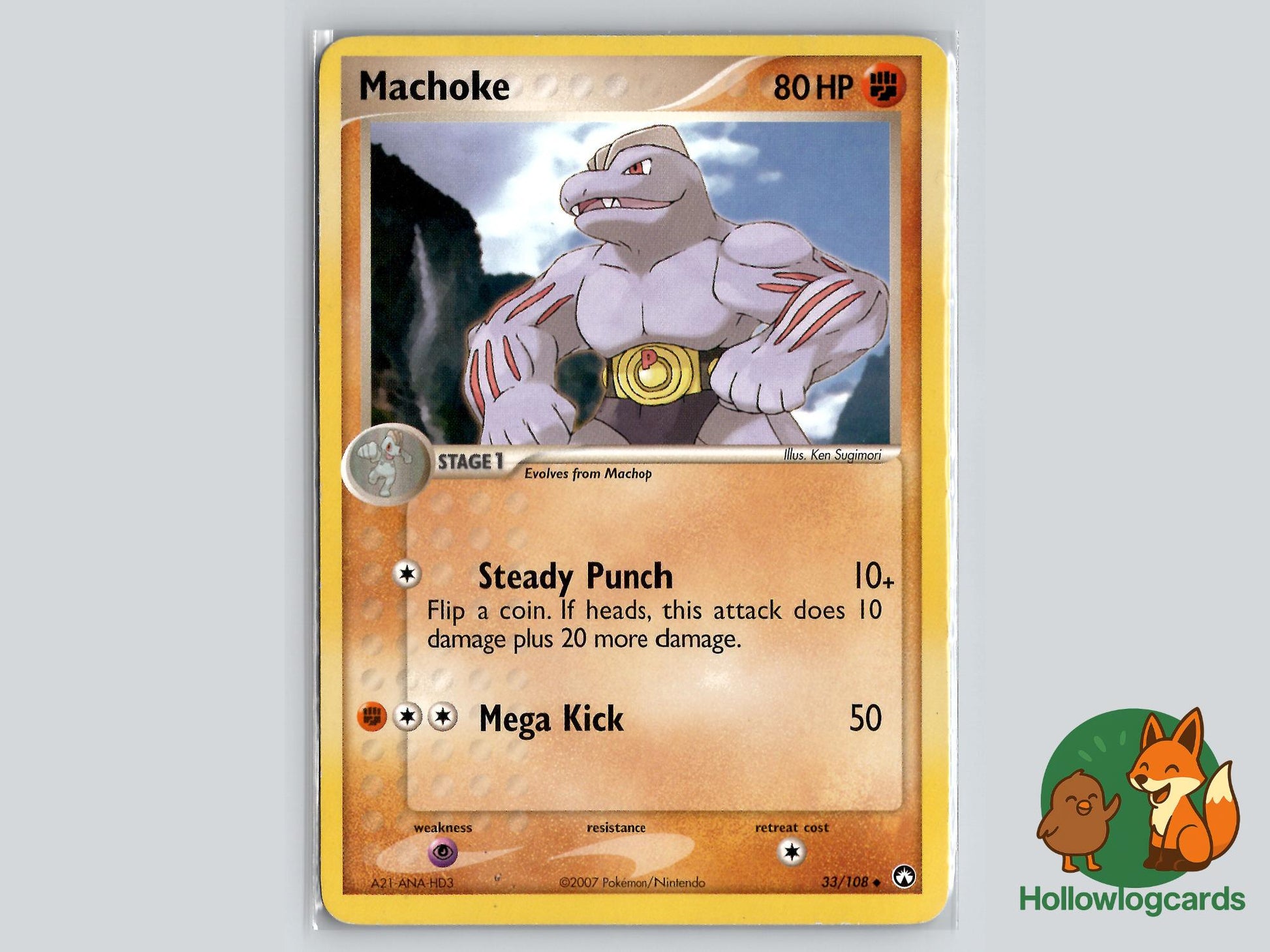 Machoke (33/108) - Power Keepers Pokémon Card