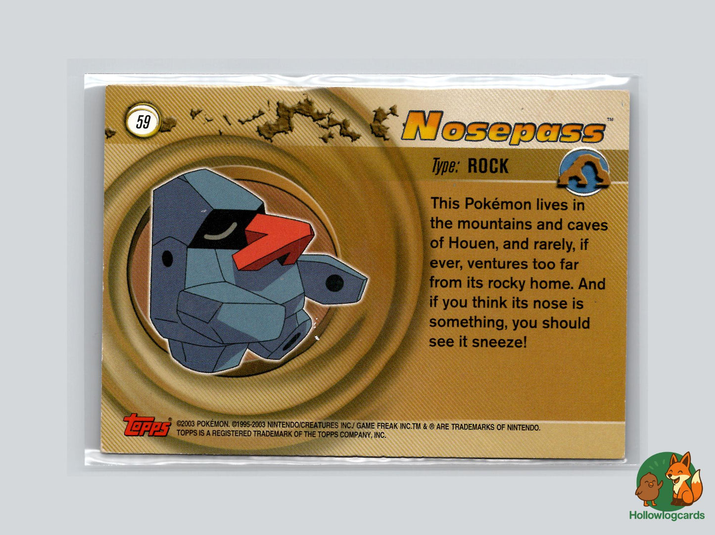 Nosepass (#59) - Topps Advanced