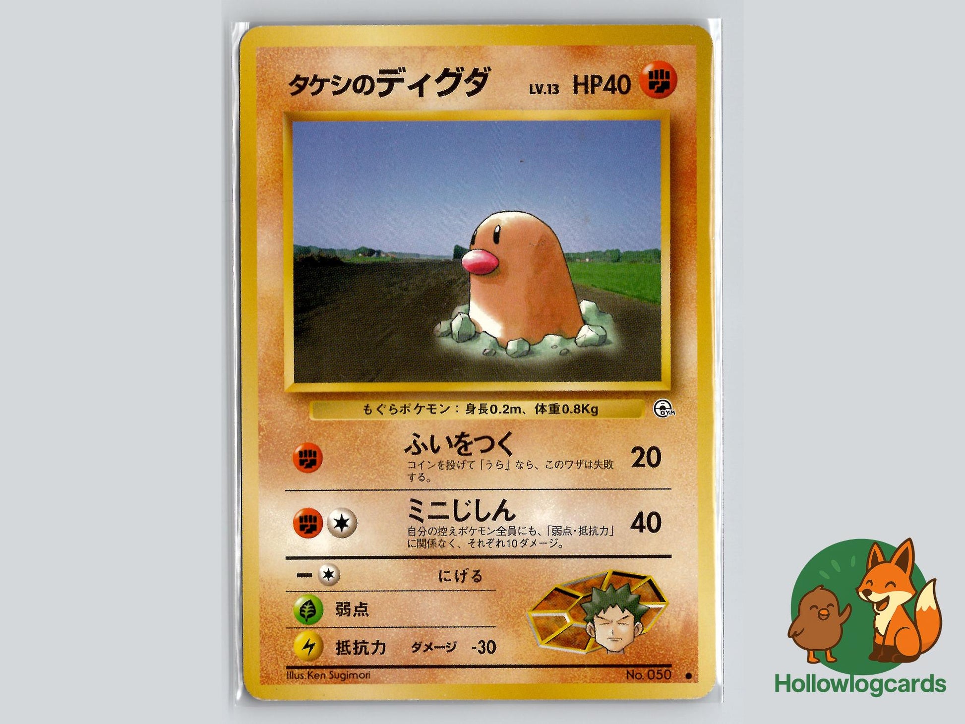 Brock's Diglett - Gym Heroes Pokémon Card