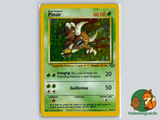 Pinsir (9/64) - Jungle Pokémon Card