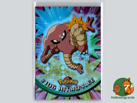 Hitmonlee - Topps Trading Cards Series 2 Pokémon Card
