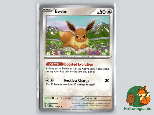 Eevee (074/131) - Prismatic Evolutions Pokémon Card