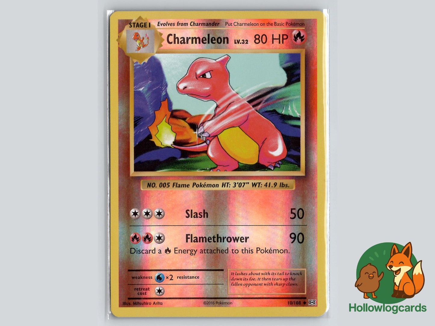 Charmeleon (10/108) - Evolutions Pokémon Card