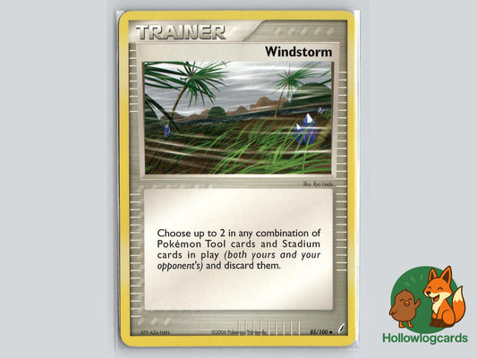 Windstorm (85/100) - Crystal Guardians Pokémon Card