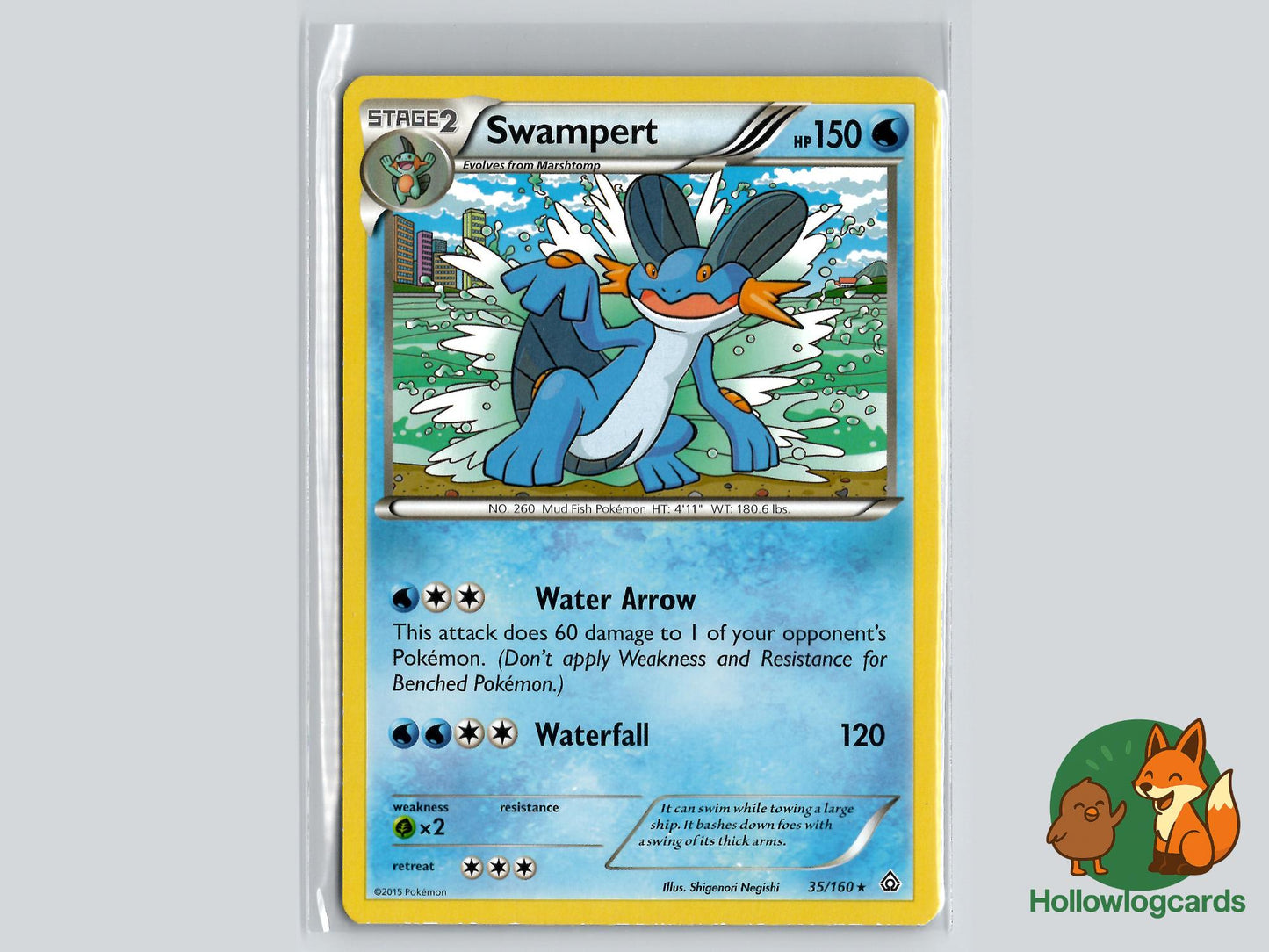 Swampert (35/160) - Primal Clash Pokémon Card