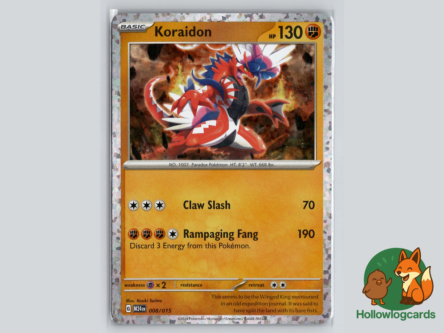 Koraidon (008/015) - McDonald's Promos 2024 Pokémon Card