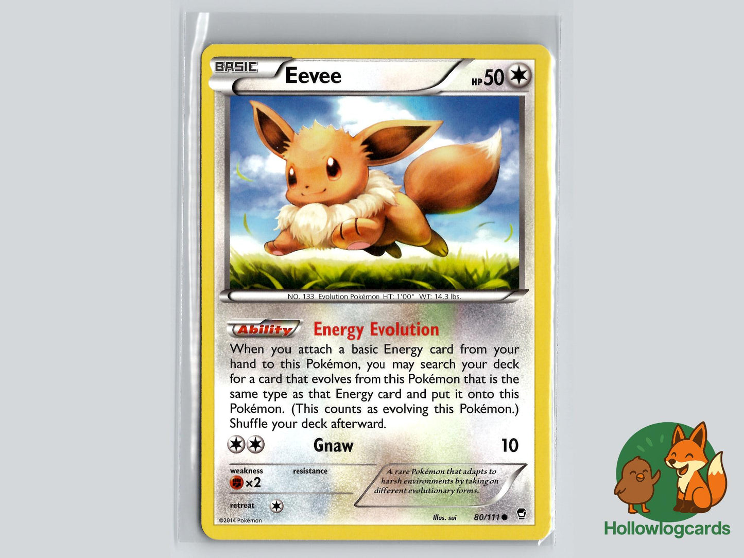 Eevee (80/111) - Furious Fists Pokémon Card