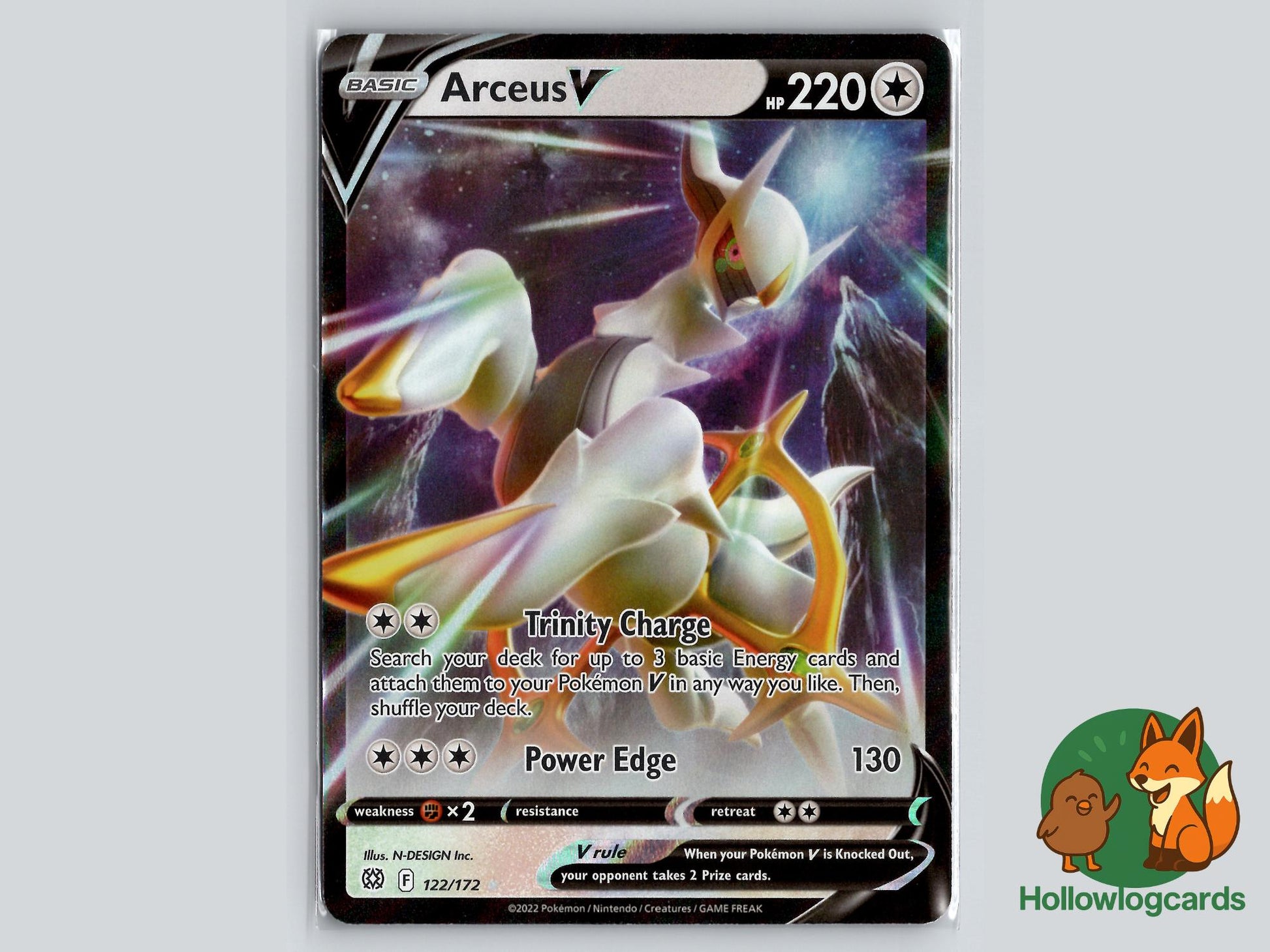 Arceus V (122/172) - Brilliant Stars Pokémon Card