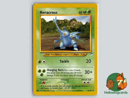 Heracross (41/105) - Neo Destiny Pokémon Card