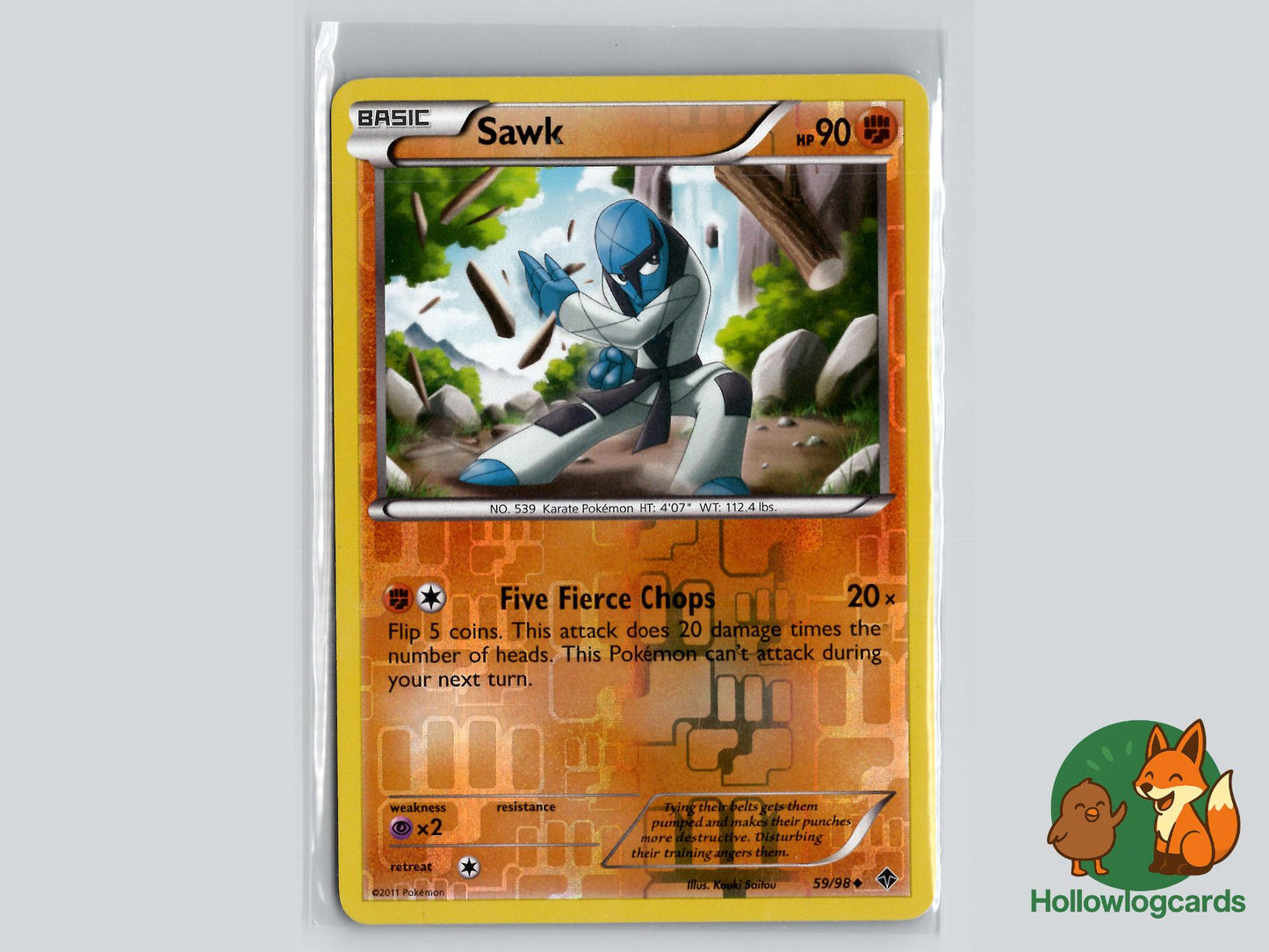 Sawk (59/98) - Emerging Powers Pokémon Card