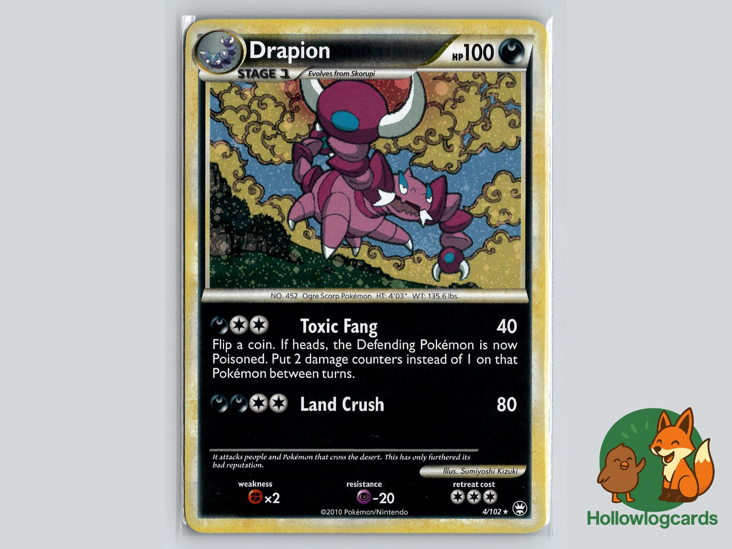 Drapion (4/102) - Triumphant Pokémon Card