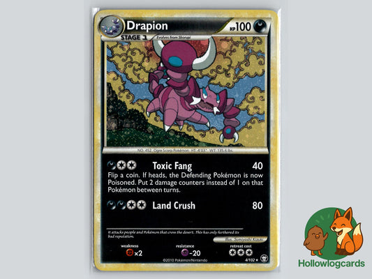 Drapion (4/102) - Triumphant Pokémon Card