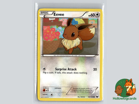 Eevee (83/108) - Dark Explorers Pokémon Card