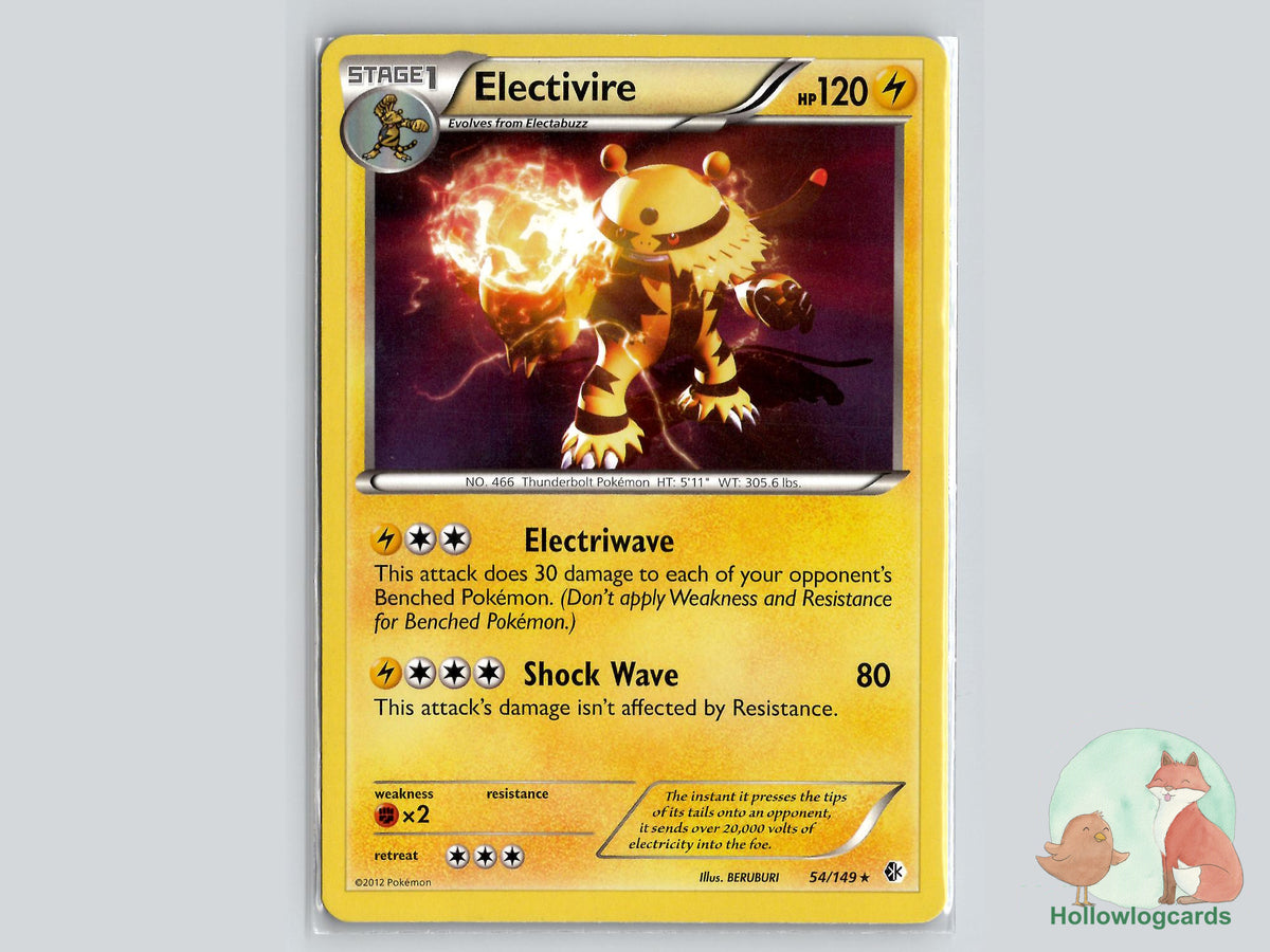 Electivire (54/149) - Boundaries Crossed Pokémon Card