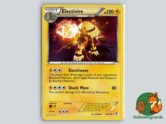 Electivire (54/149) - Boundaries Crossed Pokémon Card