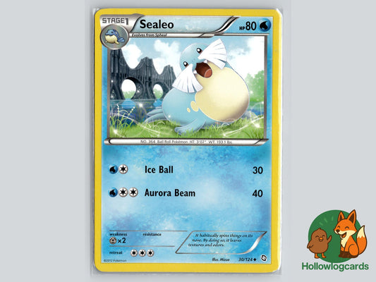 Sealeo (30/124) - Dragons Exalted Pokémon Card