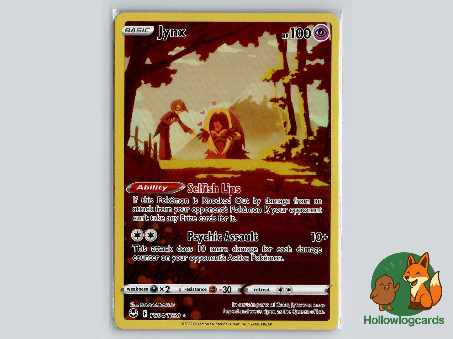 Jynx (TG04/TG30) - Silver Tempest Trainer Gallery Pokémon Card