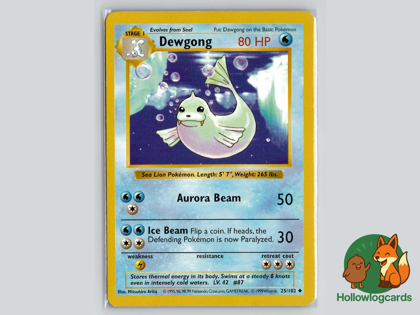 Dewgong (25/102) - Base Pokémon Card