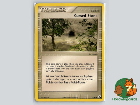 Cursed Stone (72/92) - Legend Maker Pokémon Card