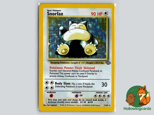 Snorlax (11/64) - Jungle Pokémon Card