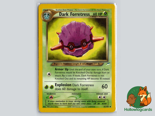 Dark Forretress (35/105) - Neo Destiny Pokémon Card