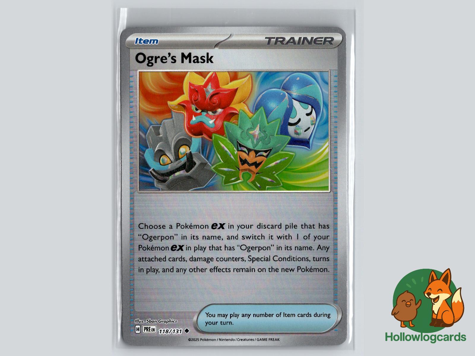 Ogre's Mask (118/131) - Prismatic Evolutions Pokémon Card