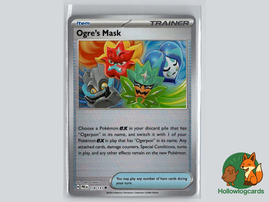 Ogre's Mask (118/131) - Prismatic Evolutions Pokémon Card
