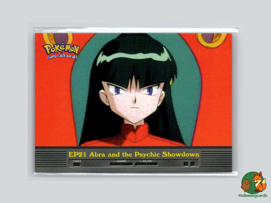 EP21 Abra and the Psychic Showdown - Topps Trading Cards Series 2 Pokémon Card