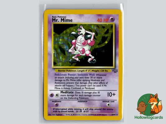 Mr. Mime (6/64) - Jungle Pokémon Card